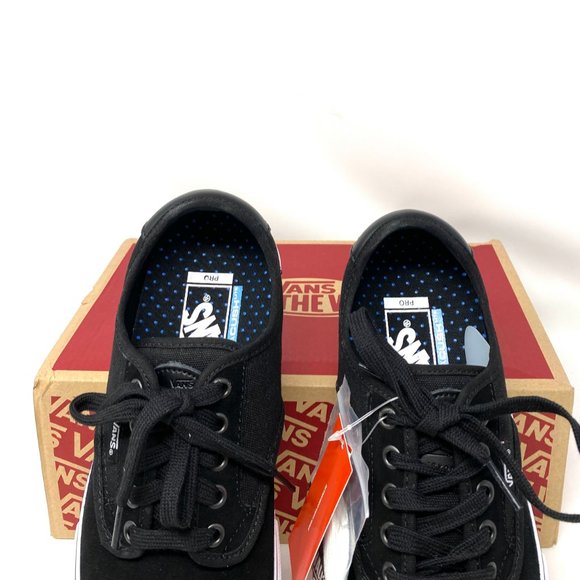 🌿Sale🌿 Vans Chima Ferguson Pro Black Canvas Low Sneaker Men Size 9 VN0A38CF6BT - Picture 4 of 11